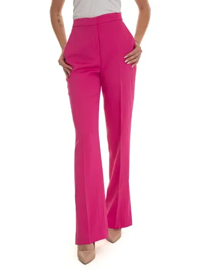 Liu •jo Classical Trousers In Fuchsia