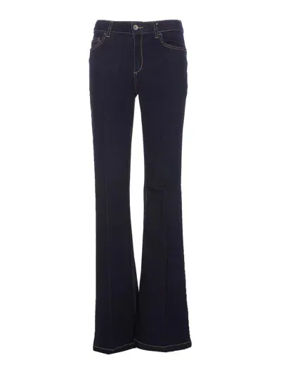 Liu •jo Flare Stretch Jeans In Blue