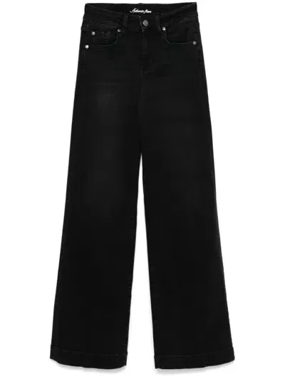 Liu •jo Flared Jeans In Black