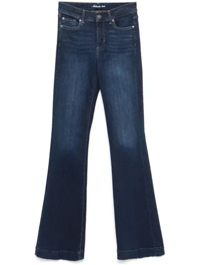 Liu •jo High-rise Flared Jeans In Blue