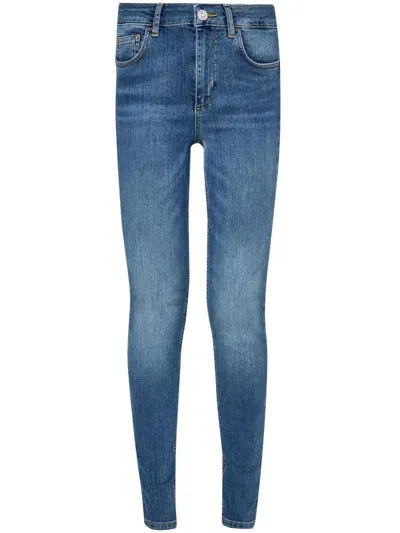 Liu •jo High-rise Skinny Jeans In Blue