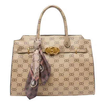 Liu •jo Large Satchel Bag In Beige