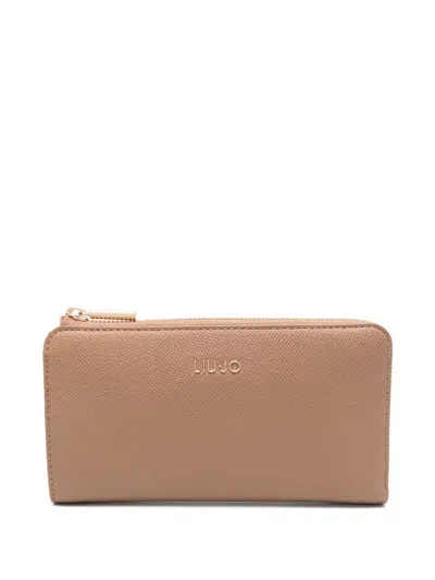 Liu •jo Large Wallet In Brown