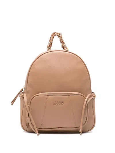 Liu •jo Medium Euthalia Backpack In Neutrals