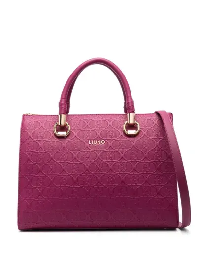 Liu •jo Medium Manhattan Tote Bag In Purple