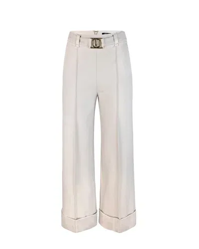 Liu •jo Pantalone Cropped Con Cintura In X060e