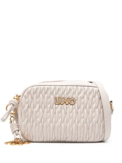 Liu •jo Quilted Cross Body Bag In 粉色