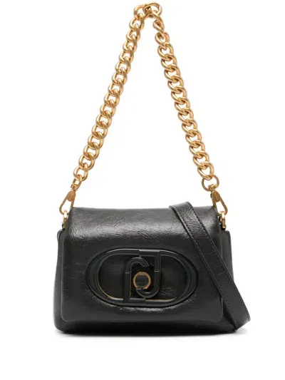 Liu •jo Small Lapuffy Crossbody Bag In Black