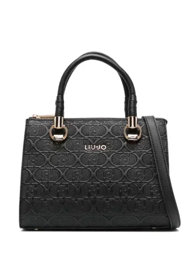 Liu •jo Small Manhattan Tote Bag In Black