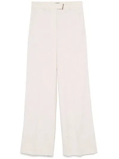 Liu •jo Straight-leg Trousers In White