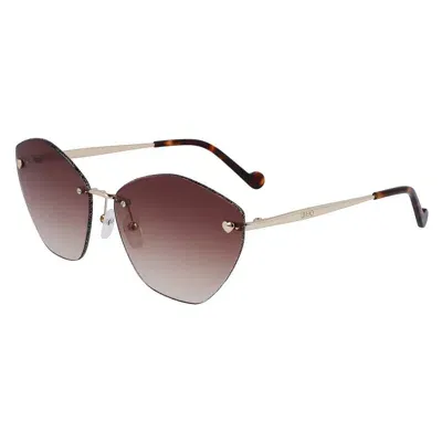 Liu •jo Liu Jo Sunglasses In Gold