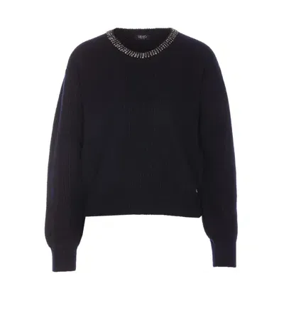 Liu •jo Liu Jo Sweaters In Blue