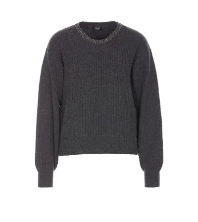 Liu •jo Liu Jo Sweaters In Grey