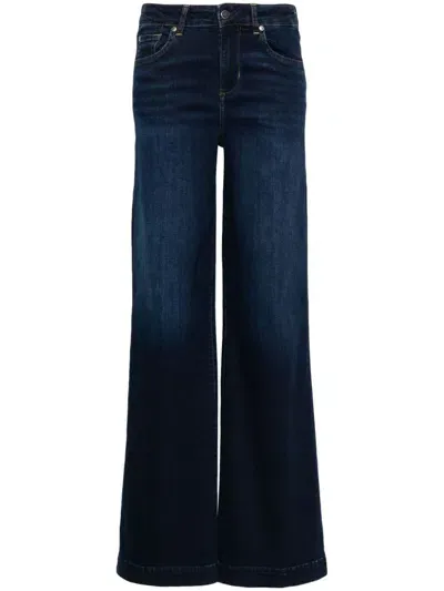 Liu •jo Wide-leg Jeans In Blue