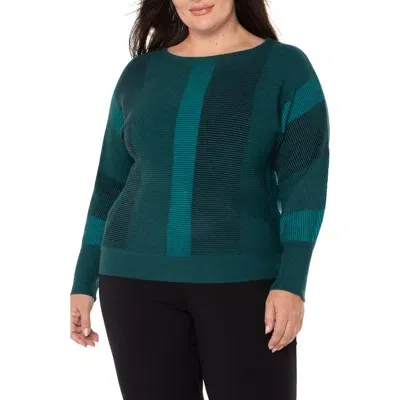 Liverpool Dolman Sleeve Sweater In Malachite Multi