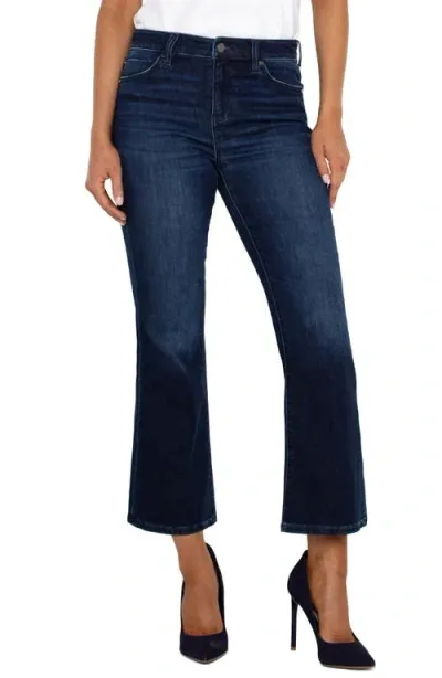 Liverpool Hannah Crop Flare Jeans In Upland