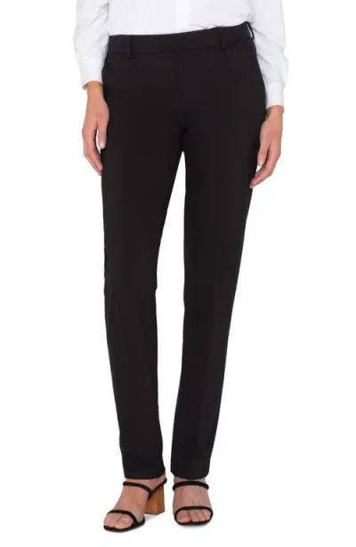 Liverpool Kelsey Knit Trousers In Black