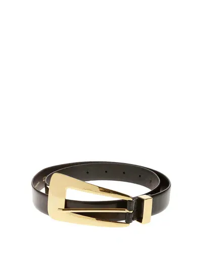 Liviana Conti Buckle Belt In Black