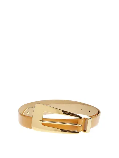 Liviana Conti Buckle Belt In Gold