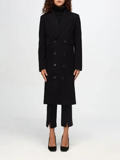 Liviana Conti Coat  Woman Color Black In Schwarz