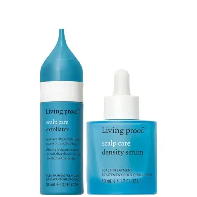 Living Proof Exclusive Scalp Care Density Serum And Exfoliator Bundle In White