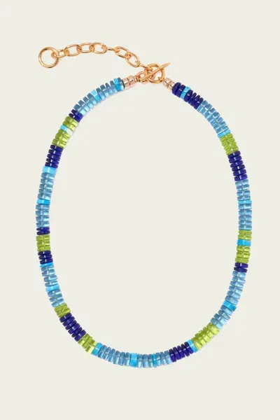 Lizzie Fortunato Agosto Necklace In High Tide In Multi