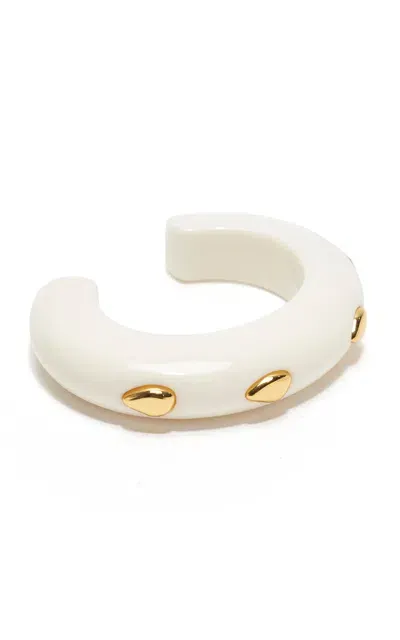 Lizzie Fortunato Ridge Acrylic Cuff In White