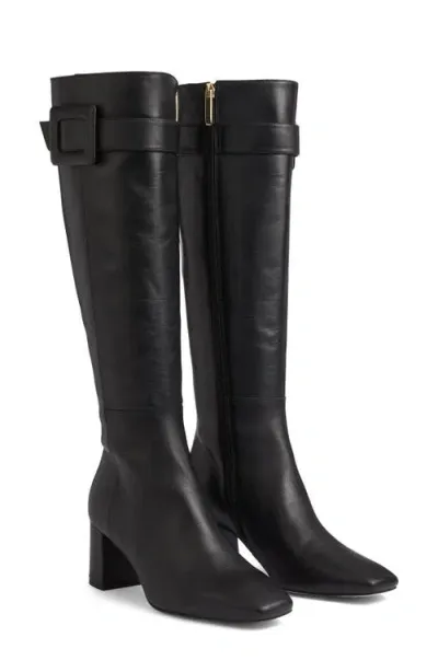 Lk Bennett Carlotta Knee High Boot In Black