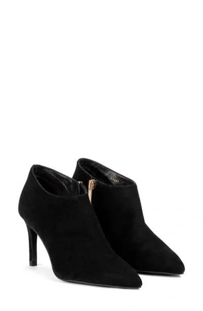 Lk Bennett Elle Pointed Toe Bootie In Black