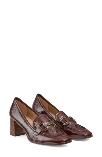 Lk Bennett Luca Block Heel Pump In Chocolate