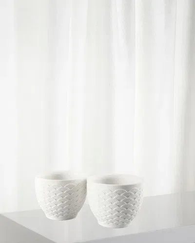 Lladrò Koi Bowls In White