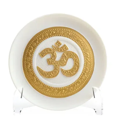 Lladrò Om Plate In Gold