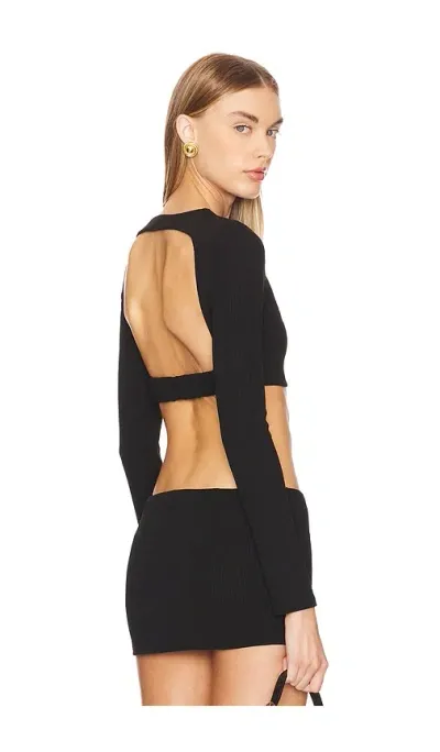 Loba Enula Crop Top In Black