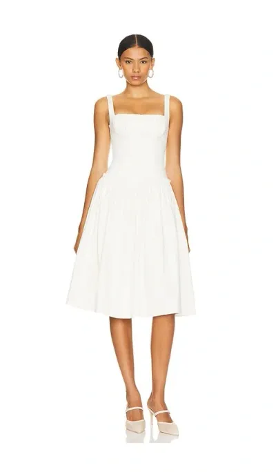 Loba Lalia Midi Dress In Ivory