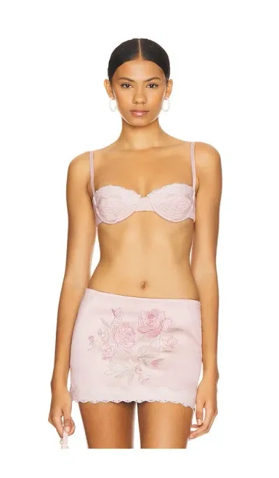 Loba Rosa Bra Top In Blush