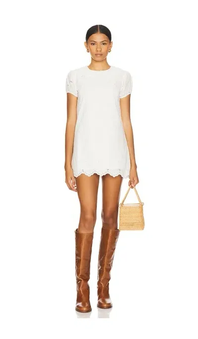 Loba Sintra Mini Dress In White