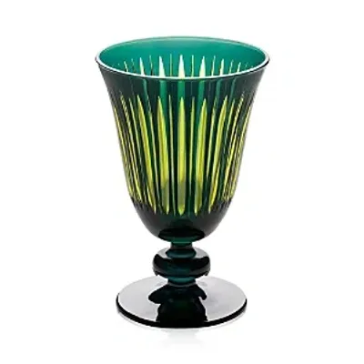 L'objet Prism 9 Oz. Wine Glasses, Set Of 4 In Green