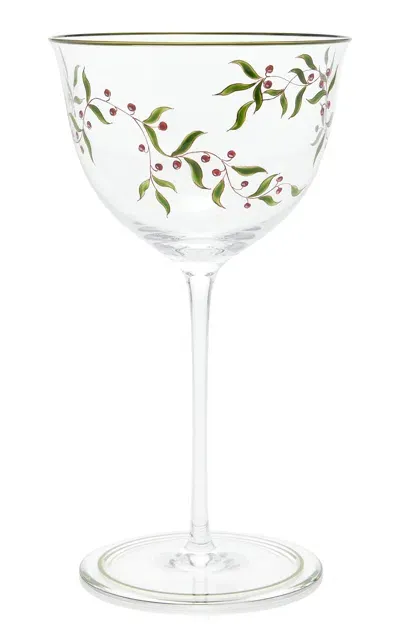 Lobmeyr Exclusive Renaissance Malerei Wine Glass In Transparent