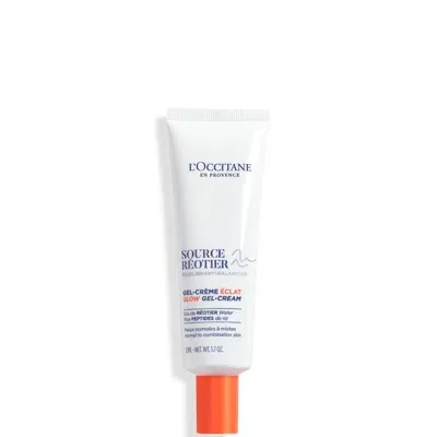 L'occitane Source Réotier Glow Gel-cream 50ml In White