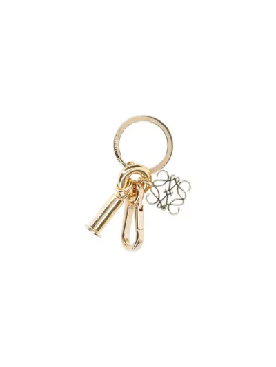 Loewe "anagram" Keyring In Gold