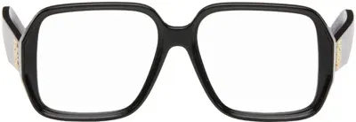 Loewe Black Anagram Glasses In 01 Shiny Black