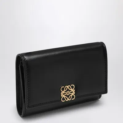 Loewe Black Leather Puffer Small Wallet