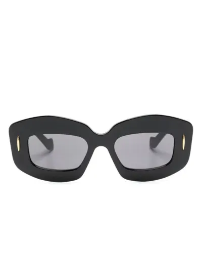 Loewe Black Screen Geometric-frame Sunglasses