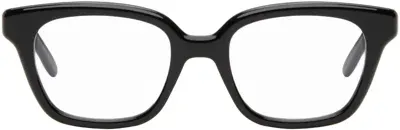 Loewe Black Slim Glasses In 001 Shiny Black