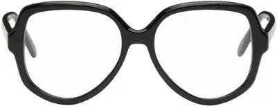 Loewe Black Thin Glasses In Shiny Black