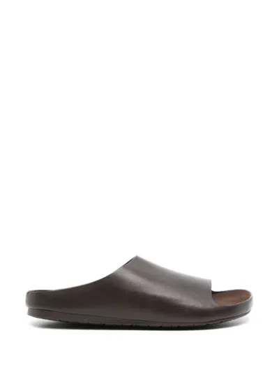 Loewe Slipper With Logo In Brown