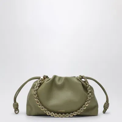 Loewe Flamenco Purse Eucalyptus Green Leather Bag