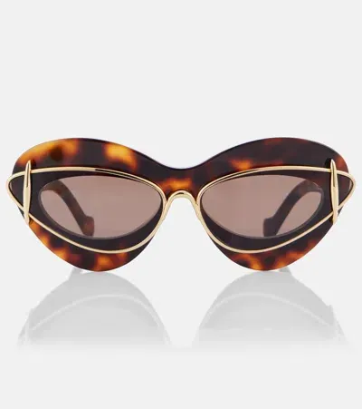 Loewe Cat-eye Sunglasses In Brown