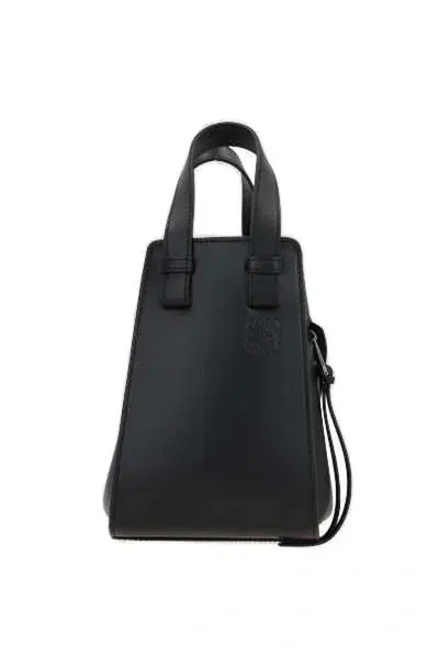 Loewe Compact Hammock Bag In Black