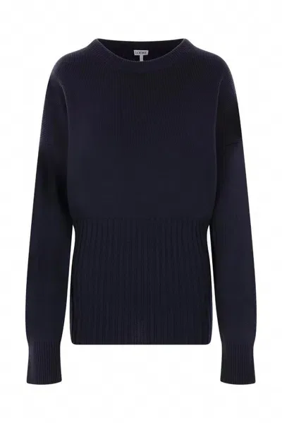 Loewe Sweaters In Navy